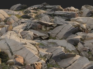 3d scanned nature stone 011 3D 模型