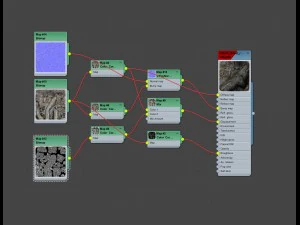 3d scanned nature forest roots 009 3D Model