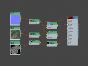 3d scanned nature forest stuff 001 3D Model