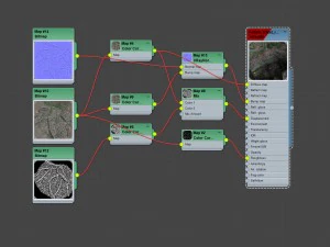 3d scanned nature forest roots 010 3D Model