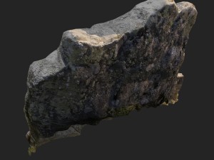 3d scanned nature stone 013 3D मॉडल