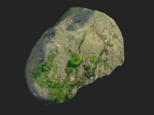 3d scanned nature stone 014 Modelo 3D