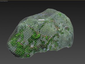 3d scanned nature stone 014 Modelo 3D