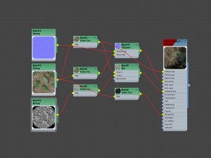 3d scanned nature stone 016 Modello 3D