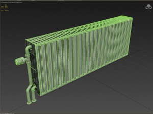 radiator 3D 모델