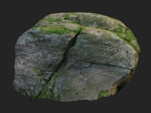 3d scanned nature stone 018 3D Model