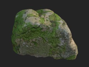 3d scanned nature stone 018 3D Model