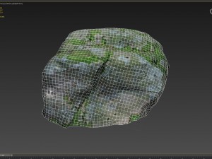 3d scanned nature stone 018 Model 3D