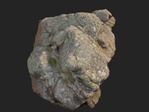 3d scanned nature stone 019 Model 3D