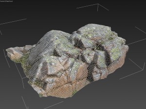 3d scanned nature stone 019 Model 3D