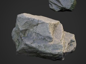 3d scanned nature stone 021 Model 3D