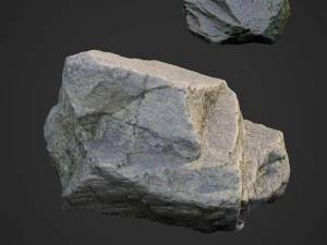 3D-gescannter Naturstein 021 3D Modell