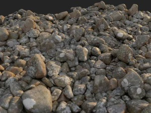 3d scanned nature stone 024 3D Model