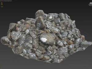 3d scanned nature stone 024 3D Model