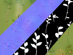 nordic forest plants a collection 3D Model