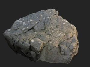 3d scanned nature stone 025 3D Model