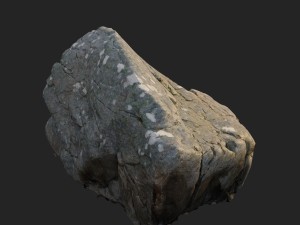 3d scanned nature stone 025 3D मॉडल