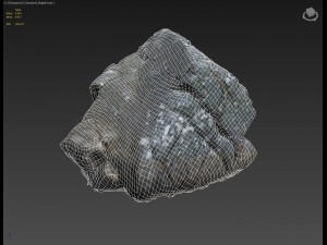 3d scanned nature stone 025 3D मॉडल