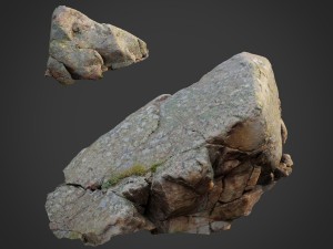 3d scanned nature stone 026 Modelo 3D