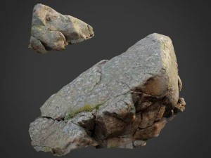 3D-gescannter Naturstein 026 3D Modell
