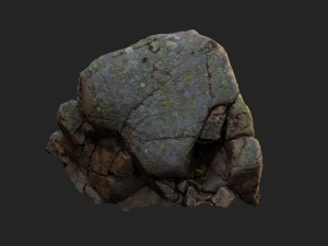 3d scanned nature stone 026 Model 3D