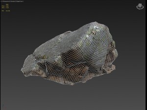 3d scanned nature stone 026 Model 3D