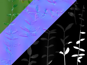nordic forest plants b collection Modelo 3D