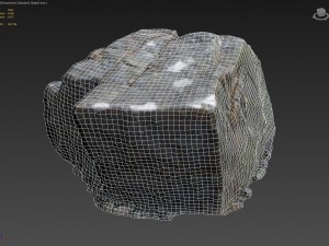 3d scanned nature stone 027 3Dモデル