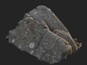 3d scanned nature stone 028 3D Модель