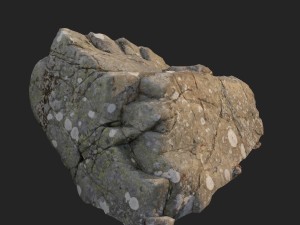 3d scanned nature stone 028 3D Модель