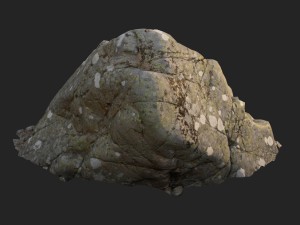 3d scanned nature stone 028 3D Модель