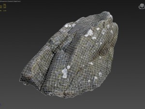 3d scanned nature stone 028 3D Модель