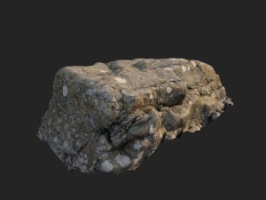 3d scanned nature stone 029 3D Model