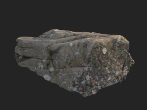 3d scanned nature stone 029 3D Model