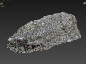 3d scanned nature stone 029 3D Model