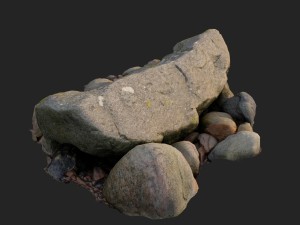 3d scanned nature stone 030 Modelo 3D
