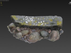 3d scanned nature stone 030 Modelo 3D