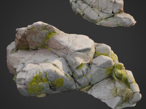 3d scanned nature stone 031 3Dモデル