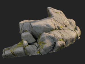 3d scanned nature stone 031 3D मॉडल