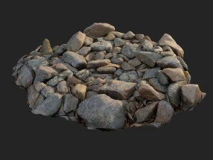 3d scanned nature stone 032 3D Model