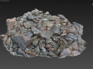 3d scanned nature stone 032 3D Model