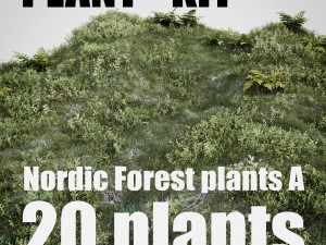 rocky nature bundle 001 Model 3D