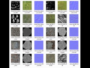 rocky nature bundle 001 Model 3D