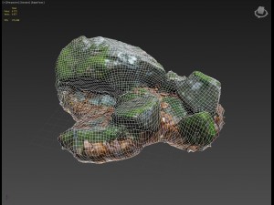 3d scanned nature stone 033 3Dモデル