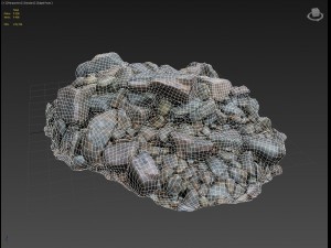3d scanned nature stone 034 3D Model