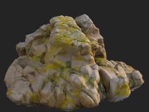 3d scanned nature stone 036 3D-Modell