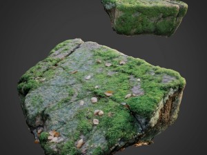 3d scanned nature stone 038 Model 3D