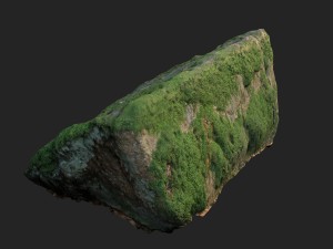 3d scanned nature stone 038 Model 3D
