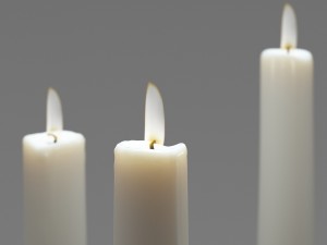 candlestick with candles Model 3D