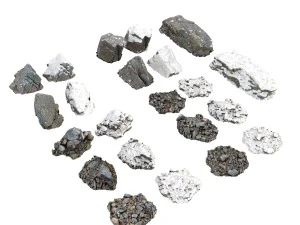 winter rocks a pack 3D Model